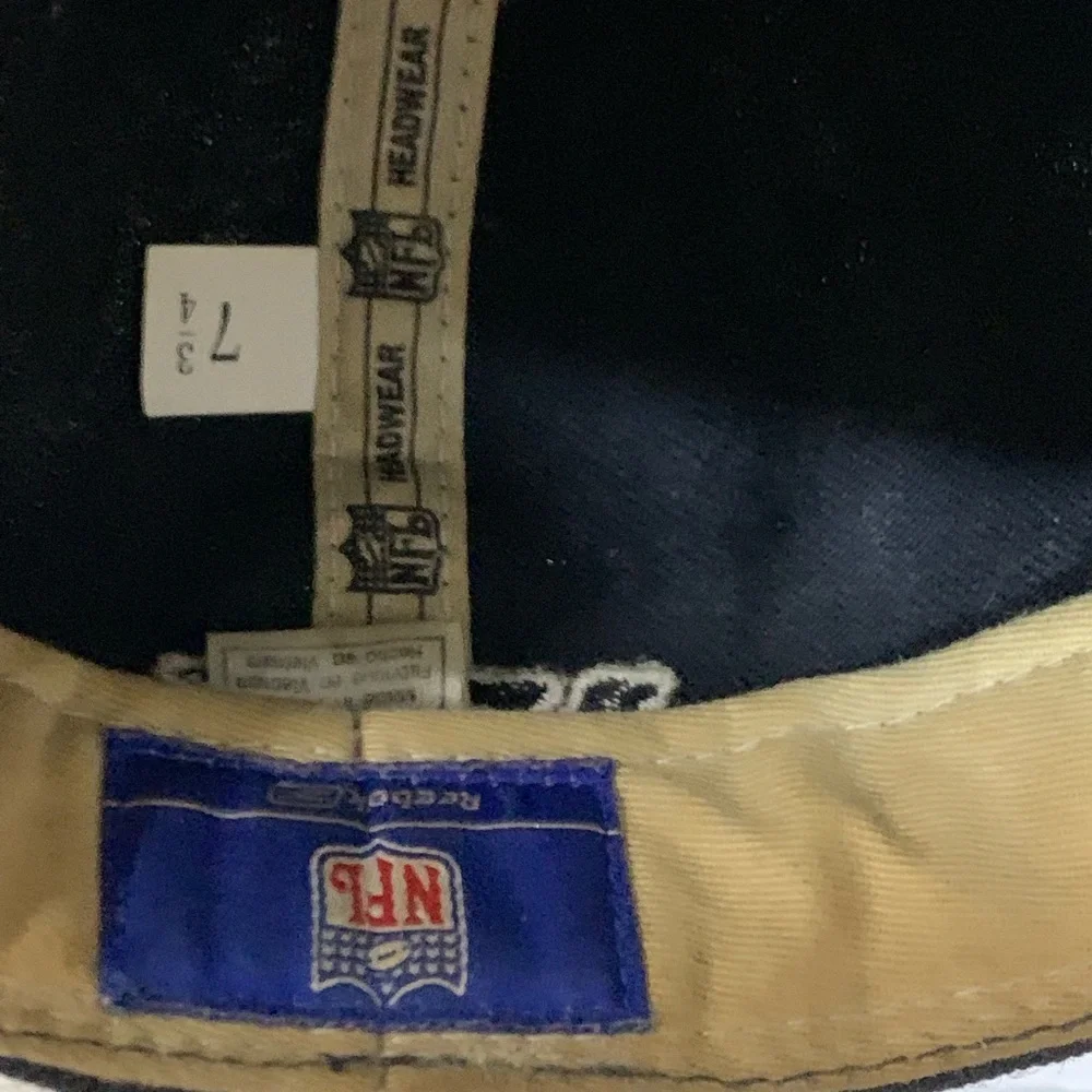 Indianapolis Colts Stitched Black and Tan Cap